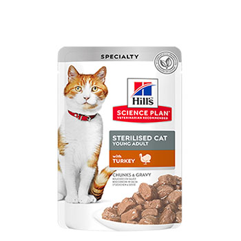SCIENCE PLAN FELINE STERILIZED YOUNG TACCHINO 85g