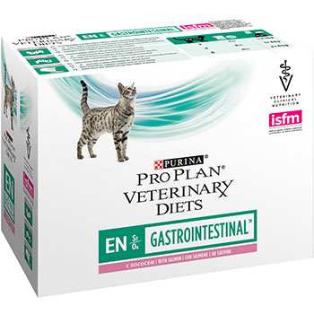 MULTIPACK PVD CAT  EN GASTROINTESTINAL  SALMONE BUSTA 10x85g