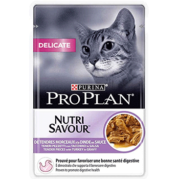 PROPLAN CAT DELICATE TACCHINO BUSTA 85g