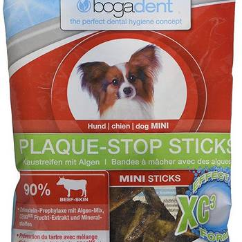 BOGADENT DOG PLAQUE-STOP STICKS MINI 100g