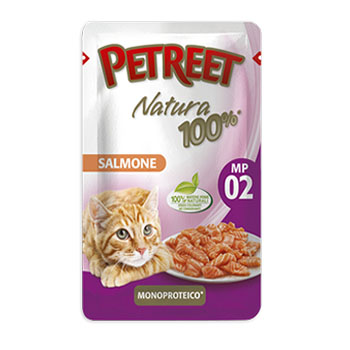 PETREET CAT 100% SALMONE 70g