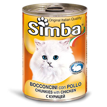 SIMBA CAT BOCCONCINI POLLO 415g