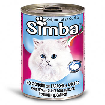 SIMBA CAT BOCCONCINI FARAONA/ANATRA 415g