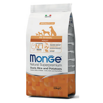 MONGE DOG ALL BREEDS ANATRA RISO PATATE 2,5Kg