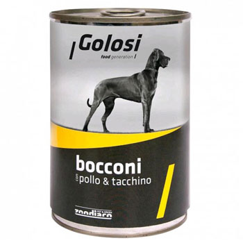 GOLOSI SINERGY DOG POLLO e TACCHINO con Fagioli 1250g