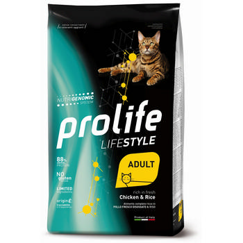PROLIFE CAT ADULT LIFESTYLE POLLO/RISO 400g
