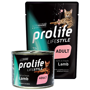 PROLIFE CAT ADULT LIFESTYLE AGNELLO LATTINA 200g