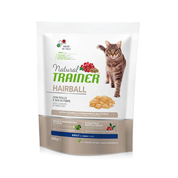 TRAINER CAT NATURAL HAIRBALL POLLO BUSTA 85g