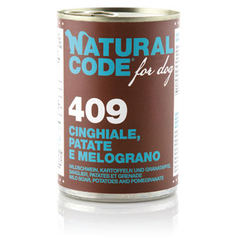 N.CODE DOG 09 CINGH/MELOGRANO 400g