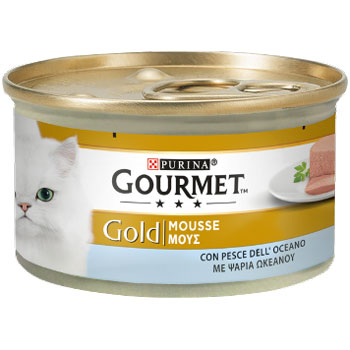 GOURMET GOLD MOUSSE CON PESCE DELL'OCEANO 85g