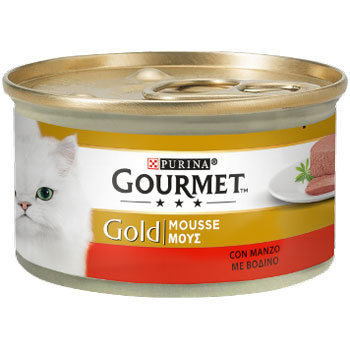 GOURMET GOLD MOUSSE CON MANZO 85g