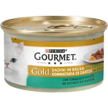 GOURMET GOLD DADINI CON CONIGLIO E CAROTE 85g